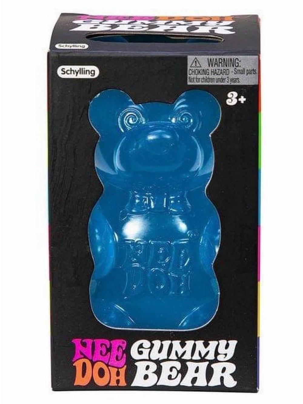 NeeDoh Blue Gummy Bear Squishy Toy for Kids